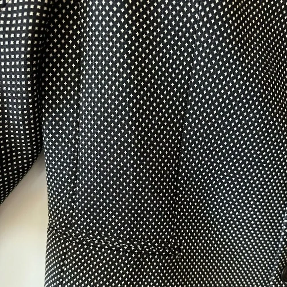 Vintage Bachrach Diamond Print Black and White Suit Blazer size 42L